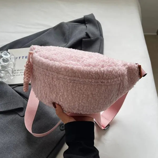 sac banane effet mouton rose
