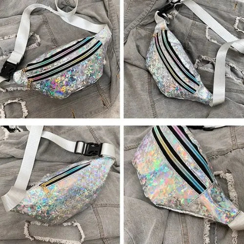 sac banane pvc reflechissant detail vue ensemble