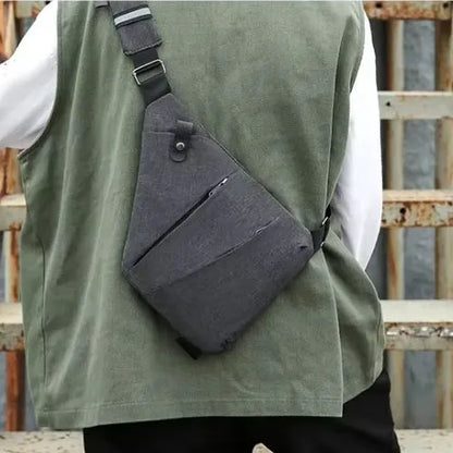 sac a bandouliere homme epaule gauche placer arriere corps