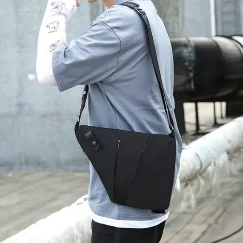 sac a bandouliere homme port epaule
