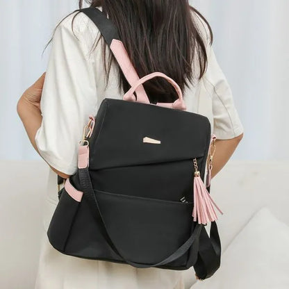 sac a dos femme antivol elegant discret noir rose