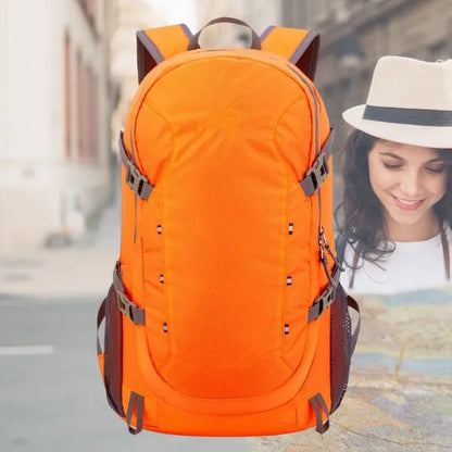 sac a dos impermeable pliable orange