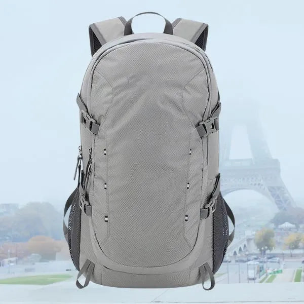 sac a dos pliable impermeable gris