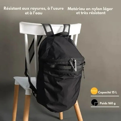 sac a dos pliable protection contre intemperie