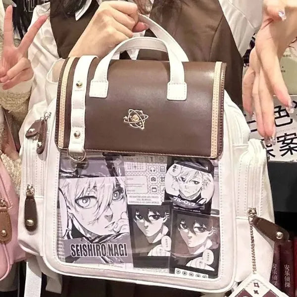 sac a dos polyester pvc transparent