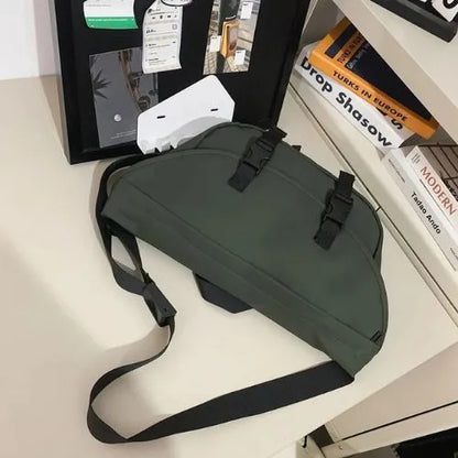 sac banane bandouliere vert