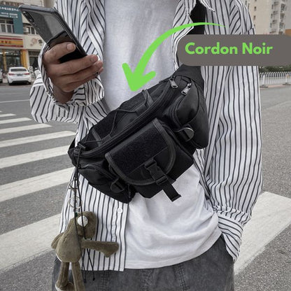 sac banane cordon noir