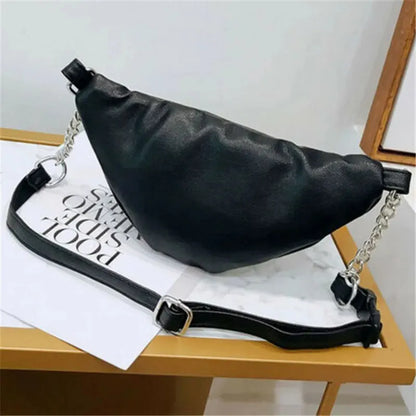 sac banane femme chaine vue de dos