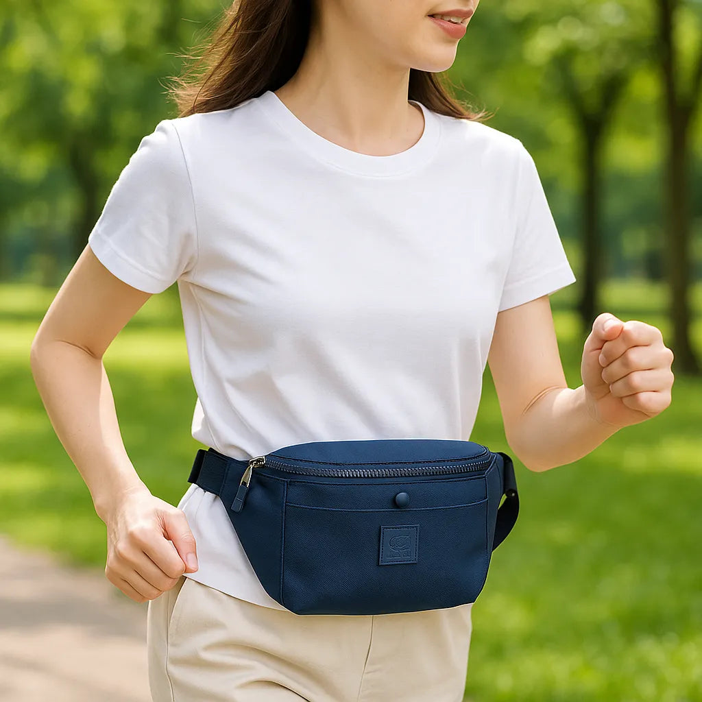 sac banane femme couleur bleu royal