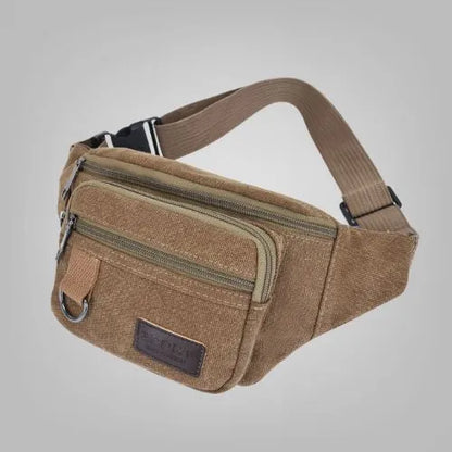 sac banane impermeable brun