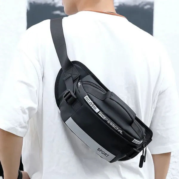 sac banane impermeable reflecteur porte en crossbody