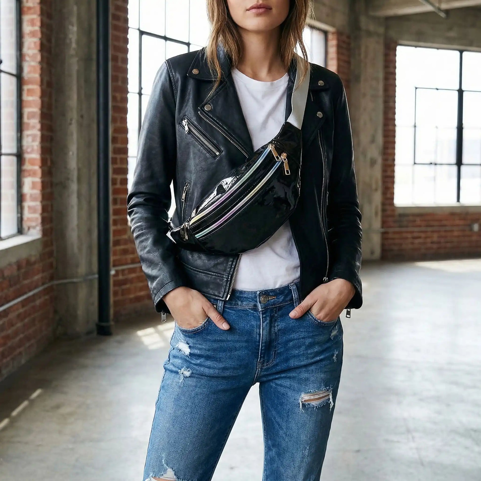 sac banane pvc premium noir