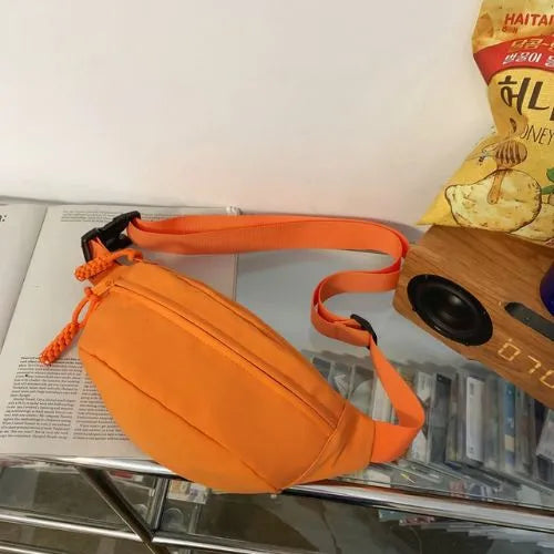 sac banane unisexe structure orange