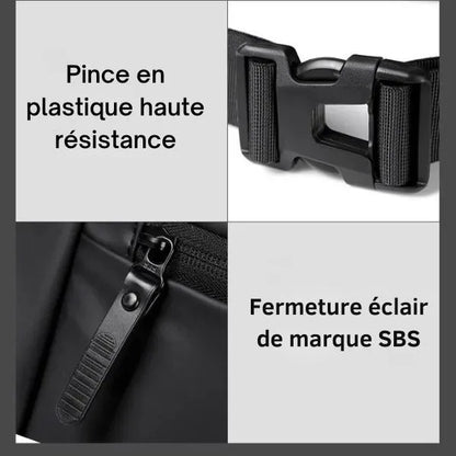 sac bandouliere boucle solide fermeture eclair sbs