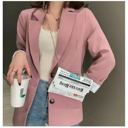 sac bandouliere chaine imprimer journal femme main libre