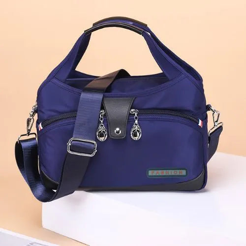 sac bandouliere femme multi pochettes bleu