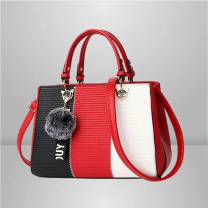 sac bandoulière femme | 7 poches tricolore | Pratique