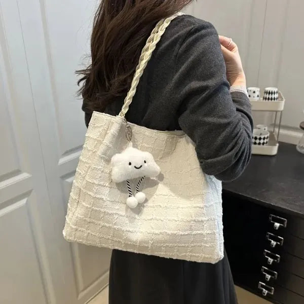 sac bandouliere femme toile resistant doublure polyestere