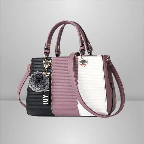 sac bandoulière femme | 7 poches tricolore | Pratique