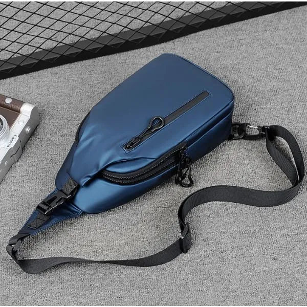 sac bandouliere homme bleu