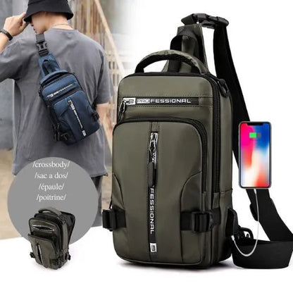 sac bandouliere homme capacite de recharge mobile