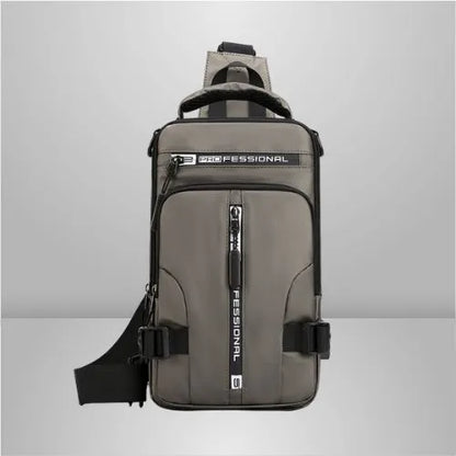 sac bandouliere homme impermeable beige fonce