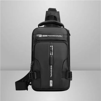 sac bandouliere homme impermeable noir