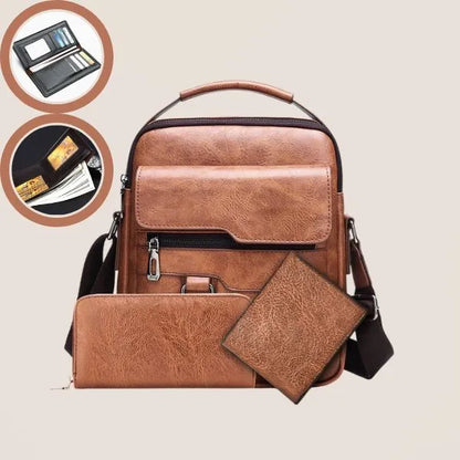 sac bandouliere homme pu cuir couleur khaki