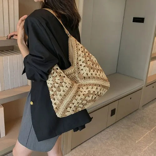 sac bandouliere paille mode femme