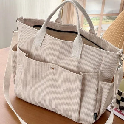 sac bandouliere type pesace velours cotele beige