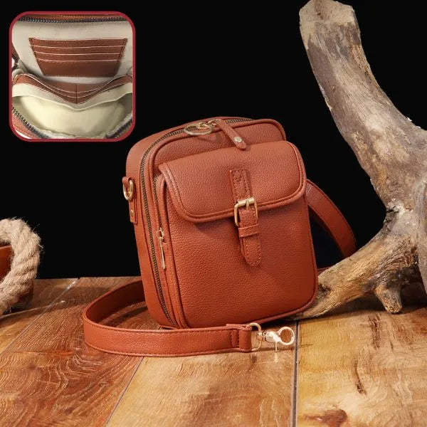 sac bandouliere vintage crossbody brun