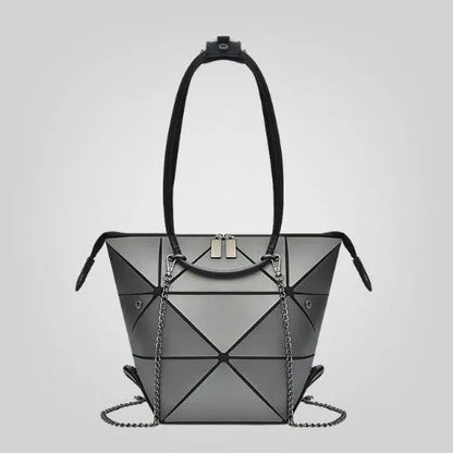 sac cabas 4 en 1 pliable gris fonce
