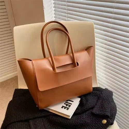 sac cabas femme brun clair