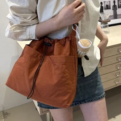 sac fourre-tout orange
