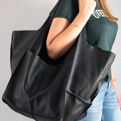 sac fourre tout pu cuir hobo a epaule