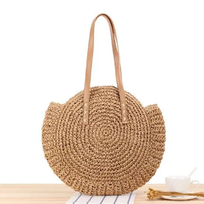 sac fourre-tout rattan brun terreaux