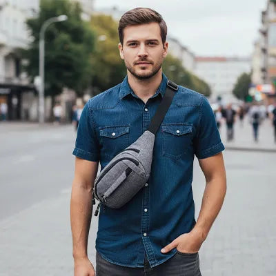 sacoche banane homme pratique et confortable