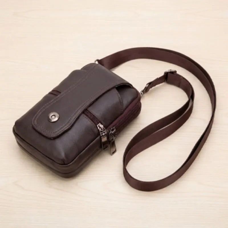 sacoche homme cuir compact pratique