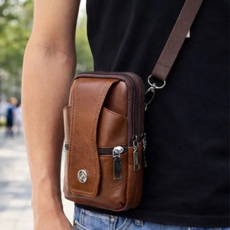 sacoche homme cuir confortable et discret