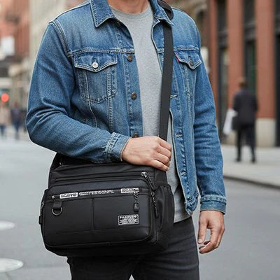 sacoche homme noir