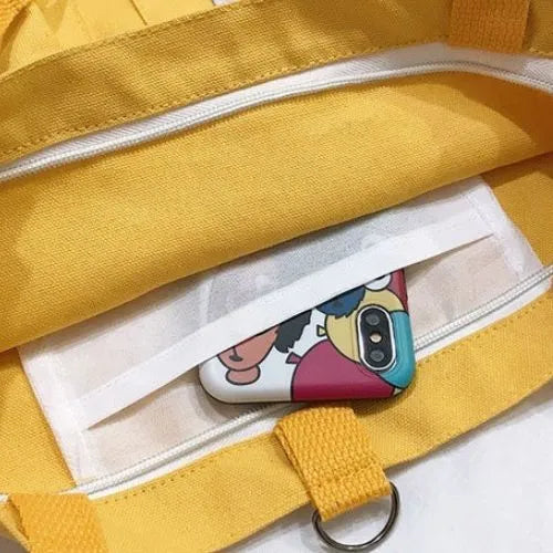 tote bag pochette cache