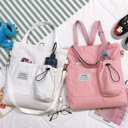 tote bag style harajuku 4 mode de portage